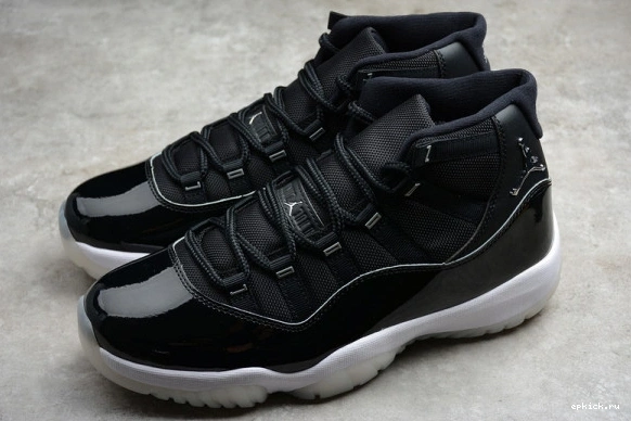 Rep EP CT8012-011 Anniversary Silver CT8012-011 Black 25th Eyelets Jordan 11 Air 0313